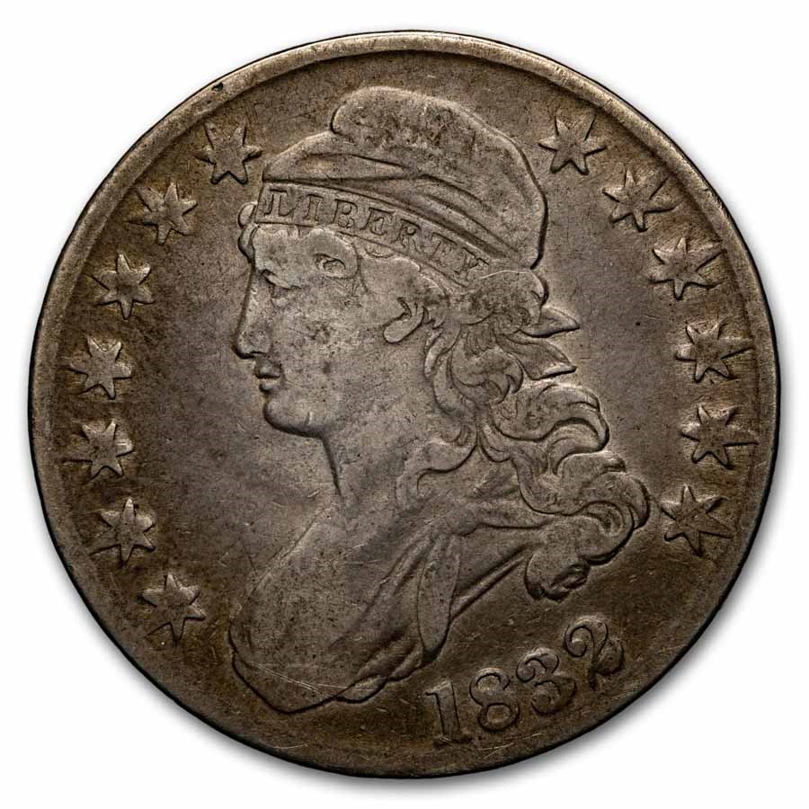 1832 Bust Half Dollar Fine (Large Letters)