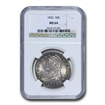 1832 Bust Half Dollar MS-64 NGC
