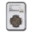 1832 Bust Half Dollar MS-65 NGC (O-103, Sm Letters) 1832 Bust Half Dollar MS-65 NGC (O-103, Sm Letters)