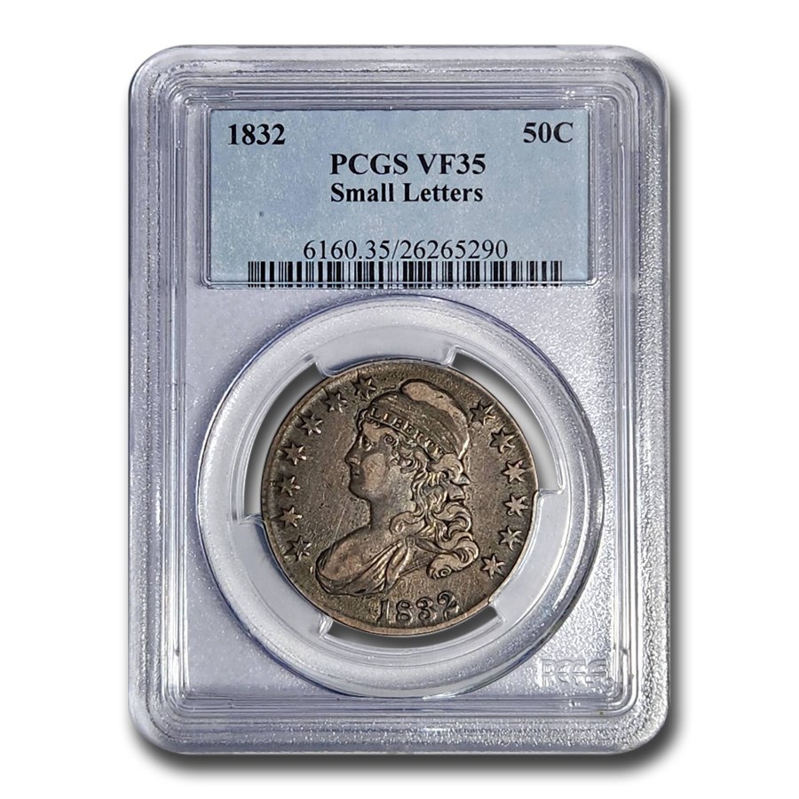 1832 Bust Half Dollar VF-35 PCGS (Sm Letters)