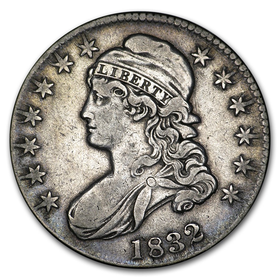 1832 Bust Half Dollar VF (Large Letters)
