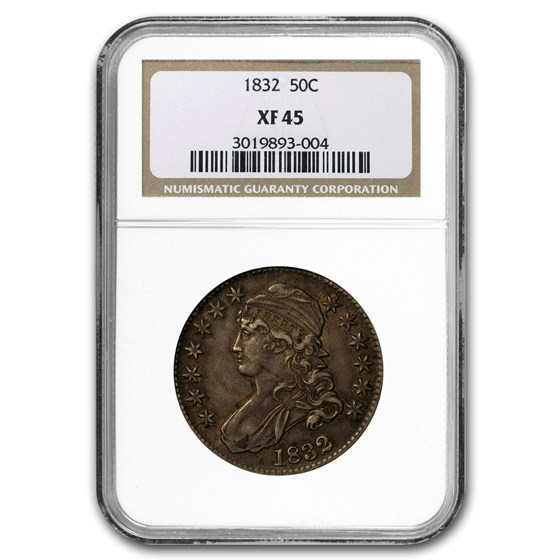 1832 Bust Half Dollar XF-45 NGC (Sm Letters) 1832 Bust Half Dollar XF-45 NGC (Sm Letters)