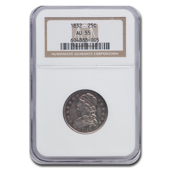 1832 Capped Bust Quarter AU-55 NGC 1832 Capped Bust Quarter AU-55 NGC