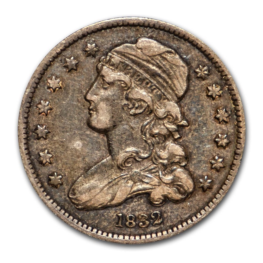 1832 Capped Bust Quarter VF