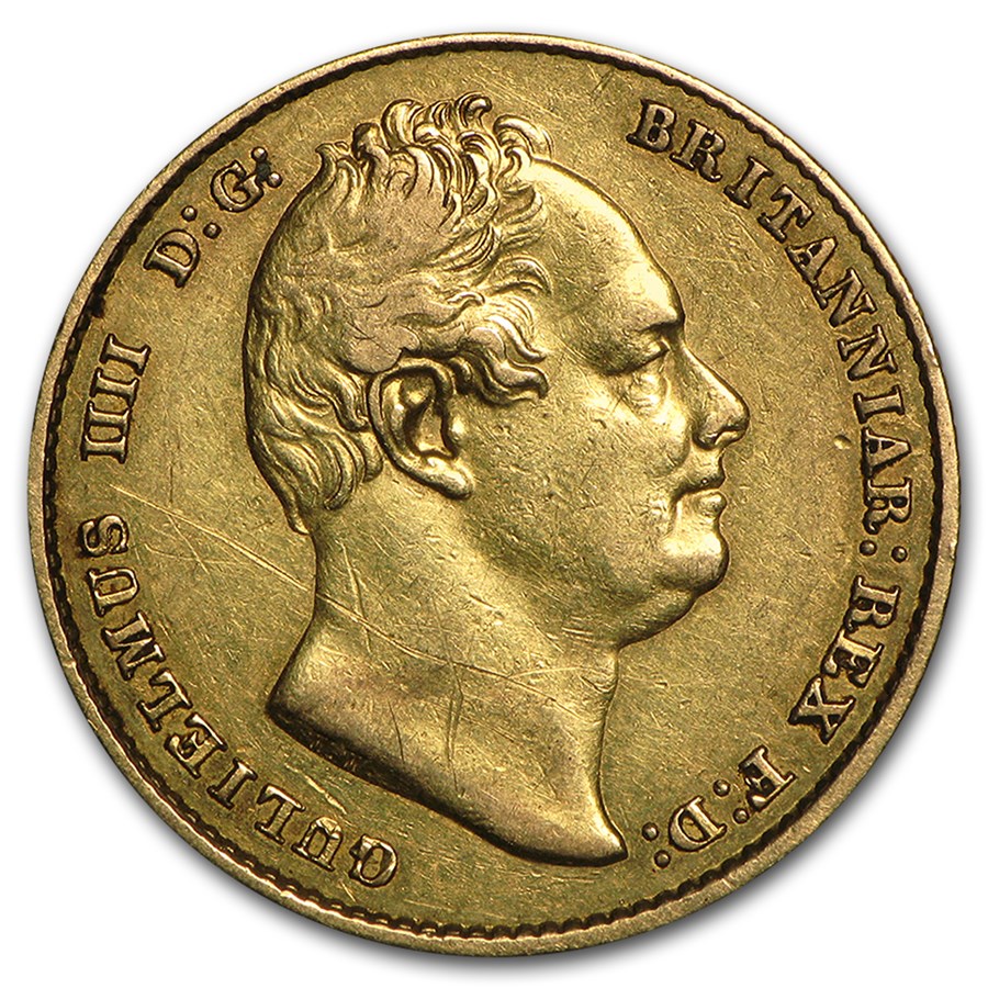 Buy 1832 Great Britain Gold Sovereign William IV Fine+ APMEX