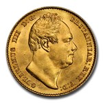 1832 Great Britain Gold Sovereign William IV MS-64 PCGS