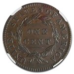 1832 Large Cent MS-61 NGC (Brown, Medium Letters, N-1)