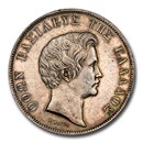 1833-A Greece Silver 5 Drachmai Othon AU-55 NGC