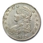 1833 Bust Half Dollar AU-53 NGC (Obverse Lamination)