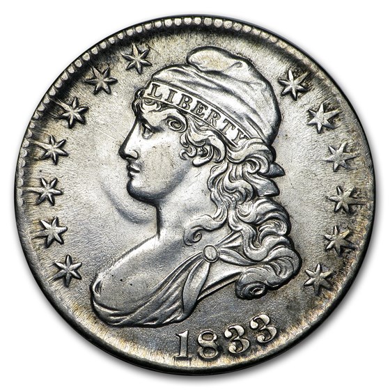 1833 Bust Half Dollar AU 1833 Bust Half Dollar AU