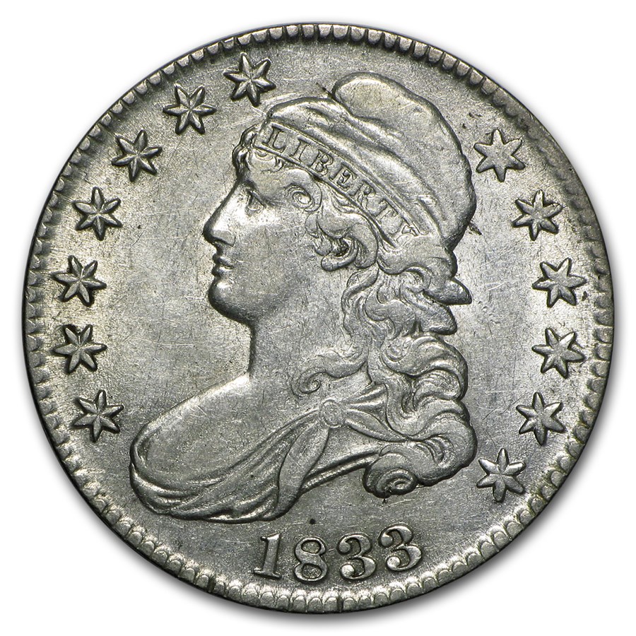 1833 Bust Half Dollar Choice XF