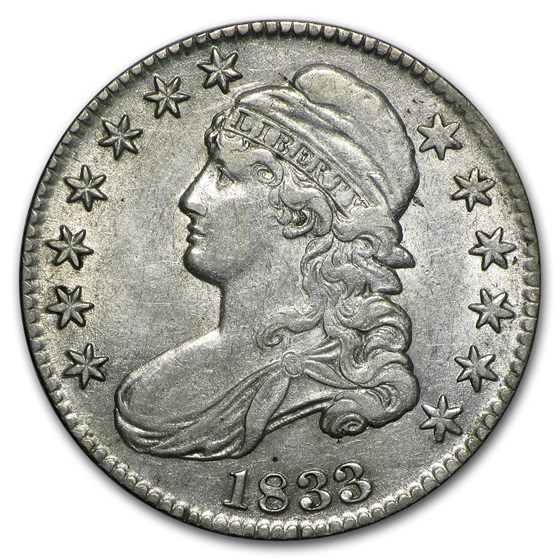 1833 Bust Half Dollar Choice XF 1833 Bust Half Dollar Choice XF
