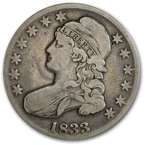 1833 Bust Half Dollar Fine 1833 Bust Half Dollar Fine