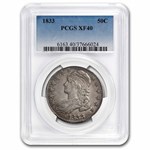 1833 Bust Half Dollar XF-40 PCGS