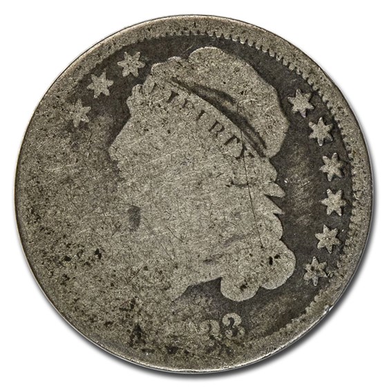 1833 Capped Bust Dime AG