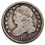 1833 Capped Bust Dime VG