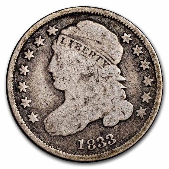 1833 Capped Bust Dime VG 1833 Capped Bust Dime VG