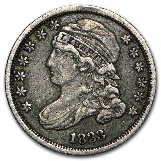 1833 Capped Bust Dime XF 1833 Capped Bust Dime XF