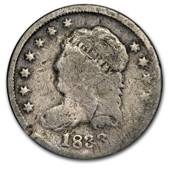 1833 Capped Bust Half Dime Good 1833 Capped Bust Half Dime Good