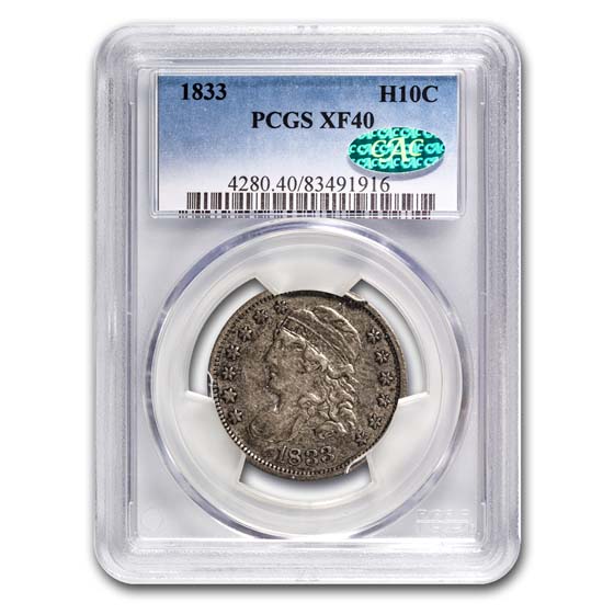 Buy 1833 Capped Bust Half Dime XF-40 PCGS CAC | APMEX