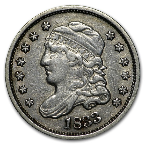 1833 Capped Bust Half Dime XF 1833 Capped Bust Half Dime XF