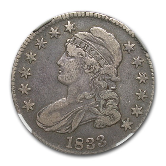 1833 Capped Bust Half Dollar VF-20 NGC 1833 Capped Bust Half Dollar VF-20 NGC