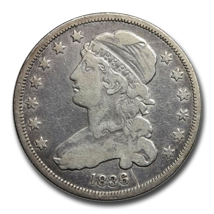 1833 Capped Bust Quarter VF