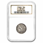 1833 Capped Bust Quarter XF-45 NGC