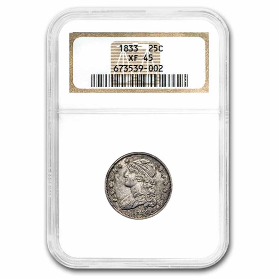 1833 Capped Bust Quarter XF-45 NGC 1833 Capped Bust Quarter XF-45 NGC