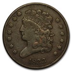 1833 Half Cent Fine