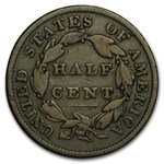 1833 Half Cent VG