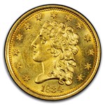 1834 $2.50 Classic Head Eagle MS-64 PCGS