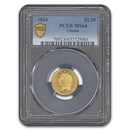 1834 $2.50 Classic Head Eagle MS-64 PCGS