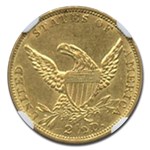 1834 $2.50 Classic Head Gold Eagle AU-58 NGC