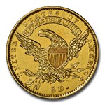 1834 $5 Gold Capped Head Half Eagle MS-61 NGC (Plain 4)