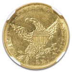 1834 $5 Gold Classic Head Half Eagle AU-58 NGC (Script 8. HM-9)