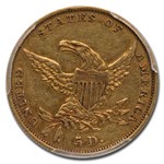 1834 $5 Gold Classic Head Half Eagle Plain 4 XF-40 PCGS