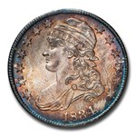 1834 Bust Half Dollar MS-66 NGC (Lg Date, Lg Letters)