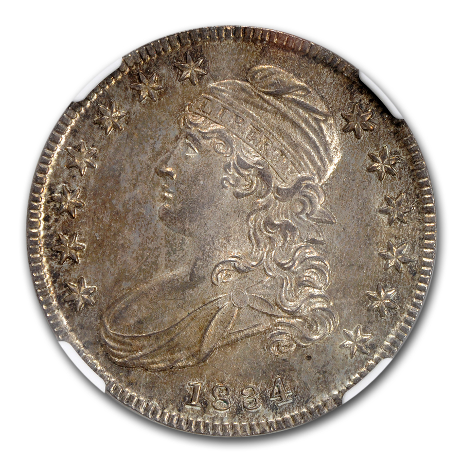 1834 (None) Phil Capped Bust Half Dollar Small Date, Small Letters