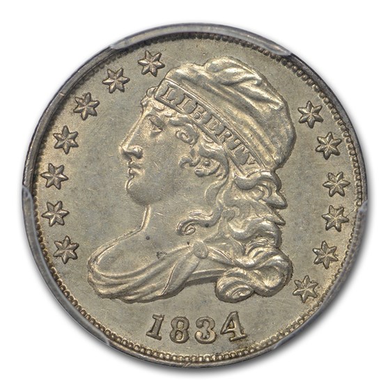 Buy 1834 Capped Bust Dime AU-58 PCGS (Large 4) | APMEX