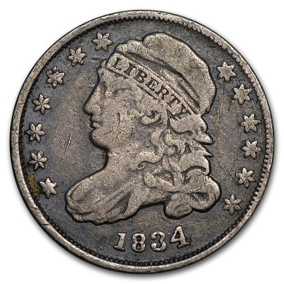 1834 Capped Bust Dime Fine 1834 Capped Bust Dime Fine