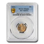 1834 Capped Bust Dime MS-65+ PCGS (JR-7 Small 4)