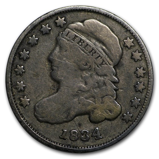 1834 Capped Bust Dime VG 1834 Capped Bust Dime VG
