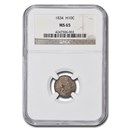 1834 Capped Bust Half Dime MS-65 NGC