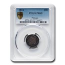 1834 Capped Bust Half Dime PR-65 PCGS