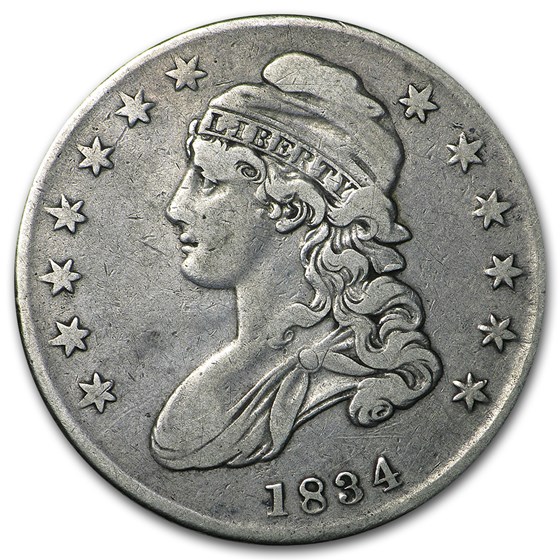 1834 Capped Bust Half Dollar VF 1834 Capped Bust Half Dollar VF