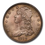 1834 Capped Bust Quarter MS-66 PCGS (Browning 1, Late Die State)