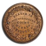 1834 Great Britain William Till 1/2 Penny Token MS-65 PCGS (RB)