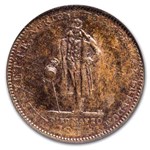 1834 H.M. Richards Jeweler Store Card HT-150 MS-62 NGC (BN)