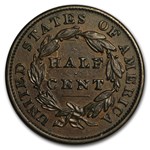 1834 Half Cent AU